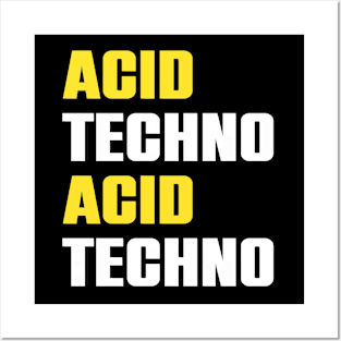 TECHNO TECHNO MORE TECHNO #6 ACID Posters and Art